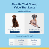 ProDen PlaqueOff Soft Chews with Natural Kelp - for Large & Giant Breed Dogs - Supports Normal, Healthy Teeth, Gums, and Breath Odor in Dogs - 90 Soft Chews