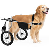 Virbraroo Dog Wheelchair for Back Legs – Lightweight Adjustable Mobility Aid for Medium & Large Dogs - Ideal for IVDD, Arthritis & Injury Recovery