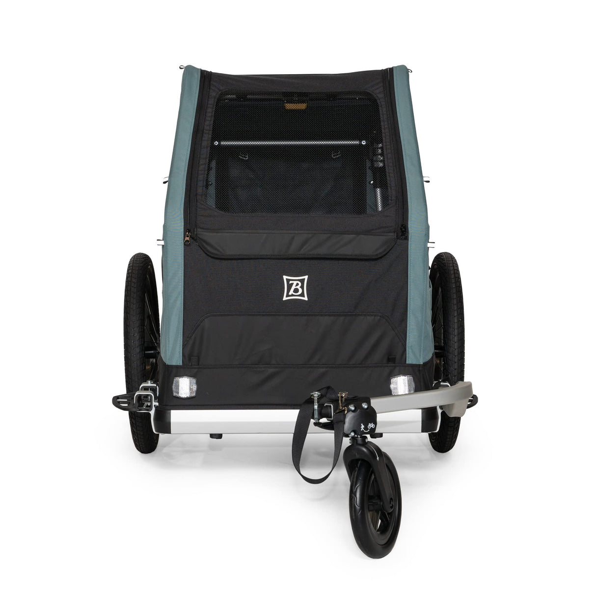 Burley Bark Ranger | XL Dog Bike Trailer & Stroller, Roomy Interior, Mesh Ventilation & Reinforced Removeable Floor