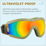 Small Dog Sunglasses with Adjustable Strap UV Protection, Winproof Puppy Sunglasses, Suitable for Dogs Eyes Protection，Soft Dog Goggles