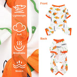 Dog Pajamas for Small Dogs Boy Girl Cute Dog Clothes Soft Stretch Chihuahua Yorkie Clothes Onesies Summer Puppy Pajamas XS-XXL, Pet Pjs Outfits Shirts Cats Jammies Sleeper