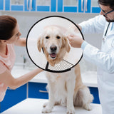 Paterr 9 Pcs Soft Dog Cone Collar Adjustable Protective for Pet Flexible Plastic Cone for Dog After Surgery Recovery E Collar for Wound Healing Small Medium Large