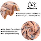 MIWOPET 3 Pack Cat and Dog Blanket Soft & Warm Fleece Flannel Sleep Mat, Great Pet Throw for Puppy, Kitten,Cats,Small, Medium & Large Dogs (Medium 30" x 20")