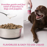 Under the Weather Anti-Diarrhea Liquid for Dogs - Soothe Your Pet's Upset Stomach and Provide Relief from Diarrhea - (4 oz Bottle)