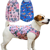 Uadonile Dog Cooling Shirts, Medium Dog ShirtsDog Clothes for Boy Girl Dogs, Dogs Cooling T-Shirts for Pug, Pitbulls, Dog Summer Shirts Hawaiian, M, 2 Pcs
