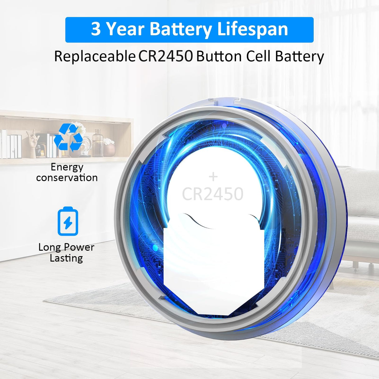 Caregiver Pager Wireless Call Button, Life Alert SOS for Monitoring Elderly Assistance Products Emergency Bell Panic Button Nurse Calling for Seniors Patients Disabled Care,Waterproof,Plug in Receiver