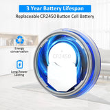 Caregiver Pager Wireless Call Button, Life Alert SOS for Monitoring Elderly Assistance Products Emergency Bell Panic Button Nurse Calling for Seniors Patients Disabled Care,Waterproof,Plug in Receiver