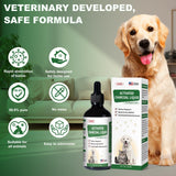 Liovsiso Activated Charcoal for Dogs(Liquid)–Dog First Aid Essential, Ready Rescue for Dogs – Detox, Diarrhea & Gas Relief, Non-GMO, 60ml