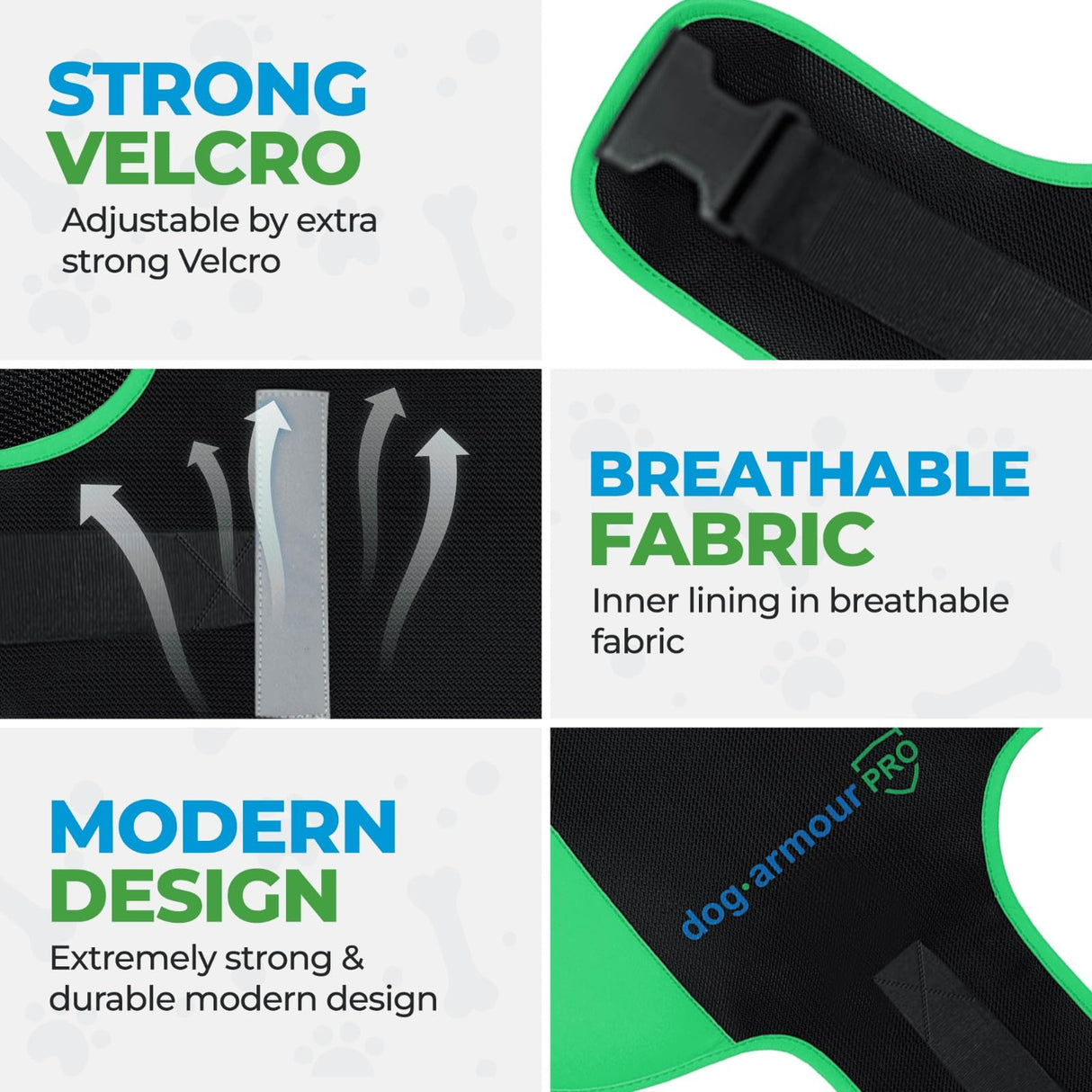 dog armour PRO Protective Dog Harness Vest for Dogs – Shield Your Pet from Raptor and Animal Attacks – Adjustable, Choke Free, Waterproof, Reflective (Small, Green)