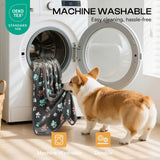 Luciphia 1 Pack 6 Dog Blankets Cat Soft Fluffy Fleece Pet Blanket Warm Cute Print Design Puppy Kitten Doggy Paw Medium(30"x20")