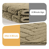 Tindbea Dog Mat for Muddy Paws,Absorbs Moisture Dirt Non-Slip Washable Mud Mat for Dogs,Soft Rubber Backing Front Inside Pet Rug for Entryway, Mud Dog Paws, Patio(20"x31.5",Light Taupe)