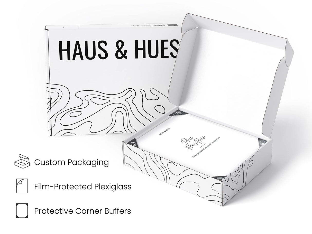 HAUS AND HUES Standalone Aluminum White Frames Set of 15-11x14