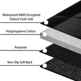 Femuar Dog Car Seat Cover, Waterproof Nonslip Pet Seat Cover for Back Seat with Storage Pockets Mesh Visual Window, Scratch Proof Pet Dog Seat Cover Hammock for Cars Trucks and SUVs, XL-Orange