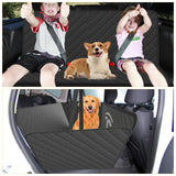 Dog Car Seat Cover for Back Seat for Tesla Model Y and Model 3 Ruff Liners Dog Back Seat and Door Cover Waterproof Pet Seat Cover Protects Dog Hammock for Tesla Model 3 Accessories Model Y Accessories