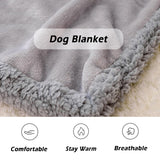 XIEMINLE Thick Pet Blankets, Calming Dog Blanket Machine Washable, Warm Cat Blanket for Bed Couch Sofa, Pet Throw Cats Dogs Mat, Fleece Blanket for Dogs and Cats (Yellow,100x70cm)