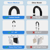 Vaunn Medical Bathtub Handle Grab Bar and Safety Rails for Seniors, Height Adjustable Tub Handles for Elderly and Disabled Bathroom Aid Solution