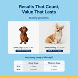 ProDen PlaqueOff Soft Chews with Natural Kelp - for Small & Medium Breed Dogs & Cats - Supports Normal, Healthy Teeth, Gums, and Breath Odor in Dogs & Cats - 90 Soft Chews