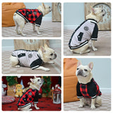 BEAUTYZOO Dog Sweaters for Small Medium Large Dogs, Dog Hoodie Warm Fleece Dogs Winter Clothes Cute Stylish Boy & Girl Dog Sweatshirts, Grey Sport Coats Baseball Uniform Jackets for Puppy, M