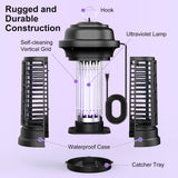 Mosquito Zapper, Meilen Bug Zapper Outdoor, Electric 4000V Fly Zapper Waterproof Bug Zapper Indoor, Portable Fly & Insect Killer for Patio, Home, Kitchen, Backyard
