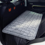 HOMEREFROM Dog Bed for Car, Backseat Pet Bed Mat, Dog Seat Cover for Car Back Seat, Non-Slip Travel Pet Mat, Fit for Backseat Extenders and Seat Covers (Bluegrey, 24.8x54inch)