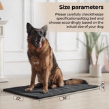 Couzssyhi Chew Proof Dog Crate Pad - Indestructible Durable Dog Bed for Aggressive Chewers, Machine Washable & Waterproof Indoor Outdoor Tough Kennel Pad for Medium Dogs (Medium (22"x35"))