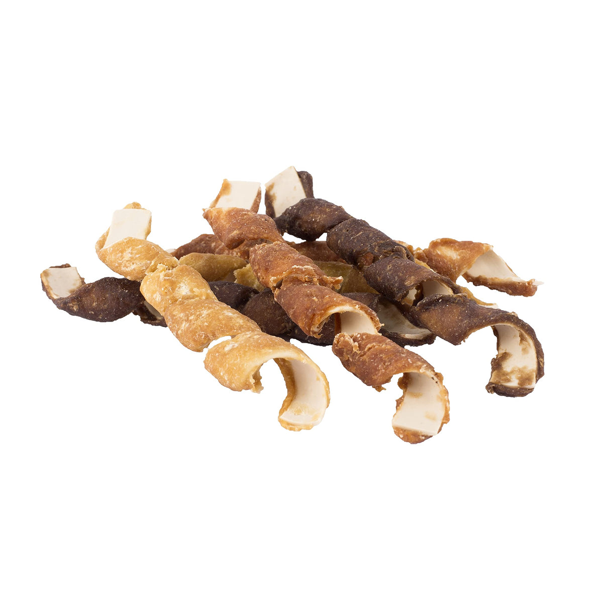 DreamBone Spirals Variety Pack, No-Rawhide Chews for Dogs, 32 Spiral Chews