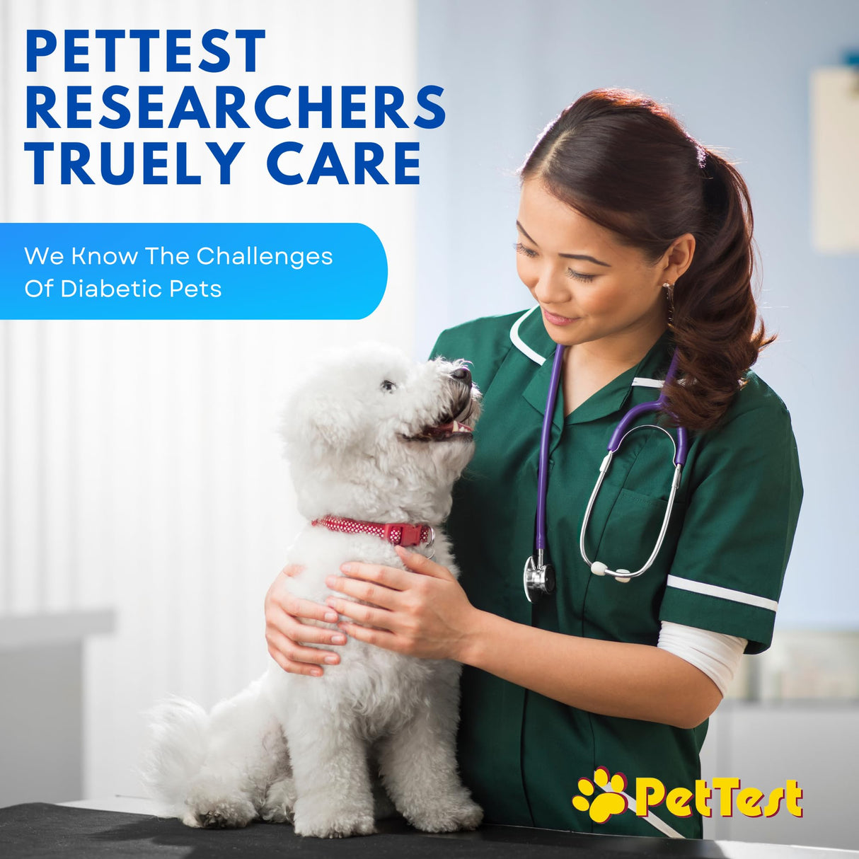 PetTest UTI Test Strips for Dogs & Cats, Detect Urinary Tract Infections in Your Pets from Home with Easy Urine Testing