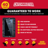 Catchmaster Mouse & Insect Glue Traps 40-Pk, Adhesive Rodent & Bug Catcher, Pre-Scented Mouse Traps Indoor for Home, Sticky Glue Traps for Mice and Insects, Pet Safe Pest Control for House & Garage