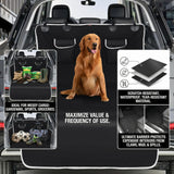 bytaoqipet Cargo Liner for Dogs Waterproof PetCargo Liner with Side Flaps Large SizeUniversal Fit Area with Side and BumperProtector SUV Pet Cargo Liner