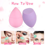 40Pcs Mini Makeup Sponge Multi Colored Beauty Sponges Professional Foundation Sponge Super Soft Facial Makeup Tools for Foundation, Powder, Liquid