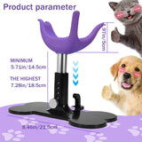 Nyutcwe Dog Grooming Stand 5.7"-7.3" Adjustable Dog Stand for Grooming Keeps Pet Standing Up for Bathing Trimming, Purple