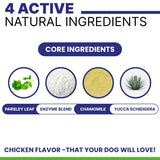 Pawsential NO Poo Chews for Dogs - Prevent Dog Poop Eating - Coprophagia Treatment - Stool Eating Deterrent - Digestive Health + Breath Aid/Probiotics & Enzymes - Made in USA - 120 Treats