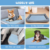Buvlnee Summer Dog Cooling Mat Washable Ice Silk Self Cool Pad for Small Medium Large Dogs and Cats, Pet Sleeping Pad for Crate, Bed, Indoor & Outdoor Floor, Car Seats