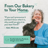 Portland Pet Food Company Natural Dog Treats Variety Pumpkin Gingerbread & Bacon Dog Biscuits - Grain-Free, Human-Grade Healthy Training & Snacks - Puppy, Small, Large Breed - Made in the USA - 3 Pack