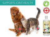 Camelina Oil for Dogs & Cats, 500mL by Olimega Farm | High in Omega-3 & Vitamin E | Support for Healthy Joints, Coat & Skin | Alternative to Salmon Oil for Dogs | Made in Canada | Non-GMO