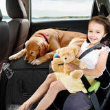 CEMOFE Car Seat Extender for Large Dogs, Front & Back Seat Extender for Dogs up to 200 LBS with Storage for Large Trucks, Gap Filler Prevent Pets from Falling