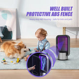 FASHFACE Bug Zapper Indoor Outdoor 3 in 1, Electric Mosquito Killer Lamp with Silent Fan, 2000V, 365nm UV Light, Dual Luring Modes, Smart Sensor Mosquito Trap for Home Villa Yard