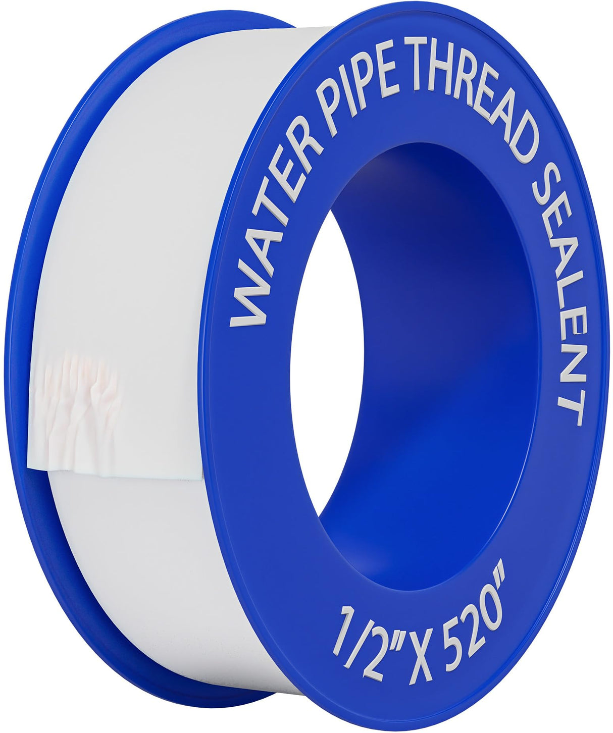 D-NYX 1, 4 or 5 Rolls 1/2 Inch(W) X 520 Inches(L) Teflon Plumbers Tape, Duct Sealant Tape for Shower Head, Plumbing Thread Tap, Water Pipe Sealing Plumbers PTFE Thread Seal (1 Pack)