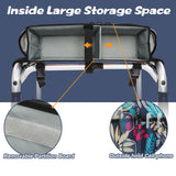 EXLIFBAG Walker Basket, Folding Walker Bag with Cup Holder, Walker Accessories for Seniors