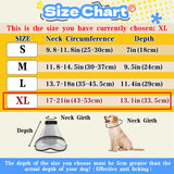 Upgraded Dog Cone Collar for Dogs After Surgery, Adjustable Dog Cone Collar for Large Medium Dogs,Breathable Elizabethan Pet Recovery Collar(Size:XL)