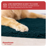 My Doggy Place Dog Mud Mat, 36" x 26" Teal – Thick Microfiber Entry Rug for Snow, Mud & Salt – Absorbent, Quick-Dry, Washer-Safe & Non-Slip, Large