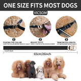 4 Pack Flea & Tick Protection for Dogs, 32-Month Waterproof Adjustable Repellent Collar, Long-Lasting Pest Prevention for Small Medium Large Breeds, Black