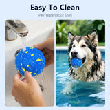 Zuykjeagle Interactive Dog Toy Ball, Smart Electric Ball - Automatic Bouncing Rolling Moving Jumping Vibrating - 3 Modes Water Resistant Balls for Medium Large Dogs - Chase Pet Toys to Keep Them Busy