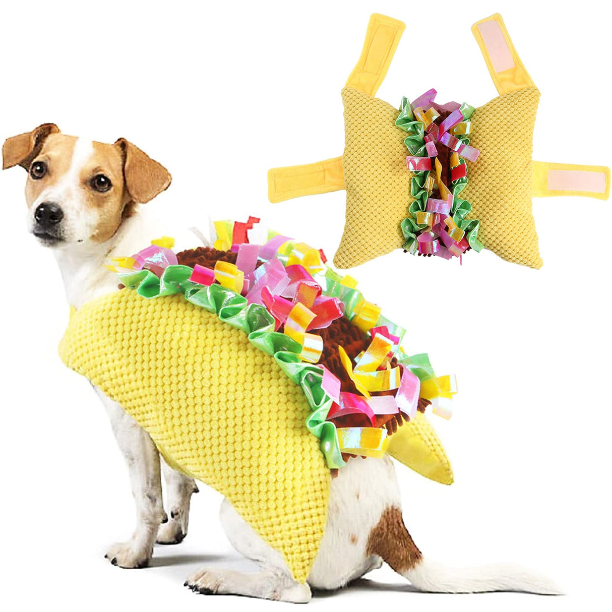 Taco Dog Costume Pet Costumes for Dogs - Funny Halloween & Christmas Apparel for Small & Medium Dogs Cats Puppy