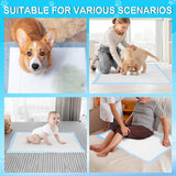 Pee Pads for Dogs 36"x48" 40 Count, Puppy Pads Extra Large, Disposable Thicken Pet Training Pads for Cats Doggie Rabbits, Incontinence Underpads Ultra Absorbent & Quick-Dry, Leakproof Potty Pads