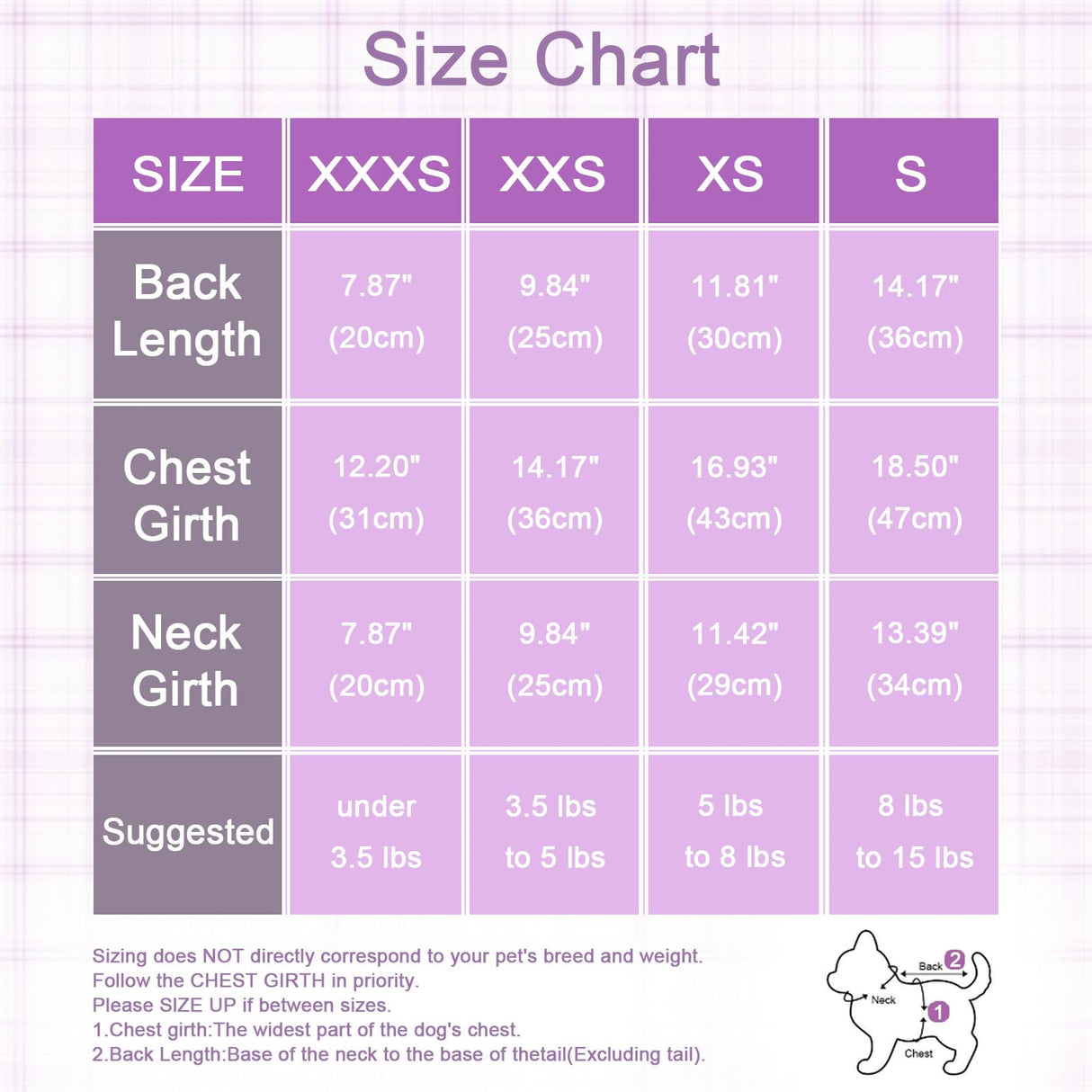 YIKEYO Dog Sweaters for Small Dogs, Dog Pajamas Winter Girl and Boy,Puppy 4 Legged Clothes Chihuahua Yorkie Teacup Jumpsuit Cute Feet Print(Purple, XXS)