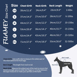 FUAMEY Dog Christamas Sweater, Warm Dog Sweater Classic Snowflake New Year Turtleneck Sweaters Knitwear Cold Weather Dogs Pullover for Small Medium Dogs Puppies & Cats Bulldogs Corgi with Leash Hole