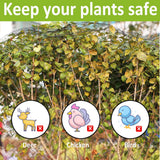 POYEE 25 x 50 FT Bird Netting for Garden Woven Mesh Garden Netting for Plants, Vegetable, Fruit Trees, Blueberry Bushes, Strawberries Against Birds, Deer, Squirrels and Other Animals