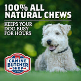 Canine Butcher Shop Pig Ears for Dogs, Always USA Made (30-Pack), All Natural, Sourced in USA Pig Ears, Digestible Pork Dog Chew Treat