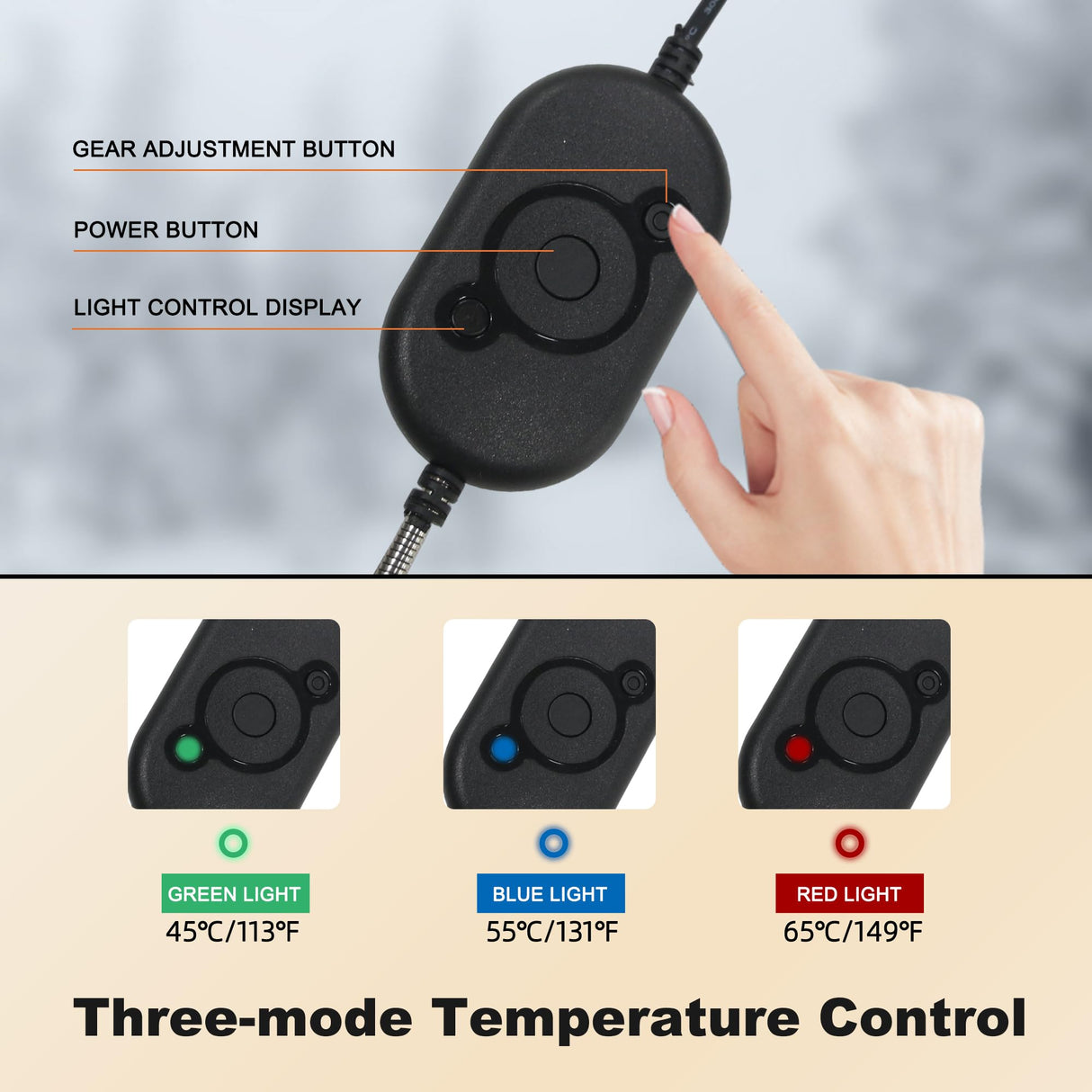 GeerDuo Dog Heating Mat, 22x18in Waterproof Pet Pad for Dogs Smart Thermostat Switch, Whelping Supplies Heated Dog Bed, Puppy Heating Pad Mat